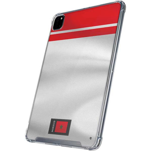 Morocco Soccer Flag iPad Pro 12.9in (2020) Clear Case